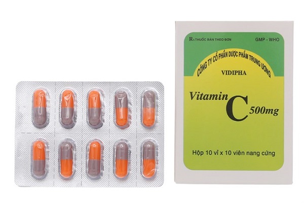 Thuốc vitamin C 500mg vidipha có tác dụng gì? Liều lượng, luu ý